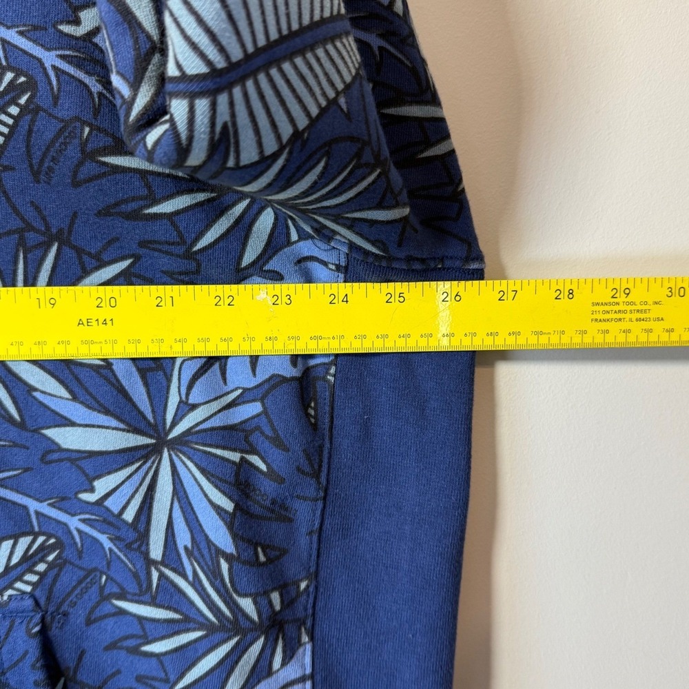 Life Is Good Hoodie Men's XXL Blue Tropical Palm Leaf Coastal Casual Surf Comfy - Picture 6 of 7